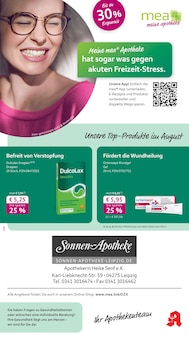 mea - meine apotheke Prospekt Unsere August-Angebote mit 4 Seiten