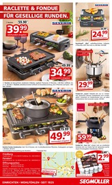 Aktueller Segmüller Prospekt mit Raclette, "Ein Fest fürs Zuhause", Seite 42