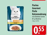 Purina Gourmet Perle Katzenahrung Angebote bei famila Nordost Stade für 0,55 €