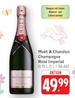 Champagne Rosé Imperial Angebote von Moët & Chandon bei E center Kirchheim für 49,99 €