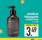 Flüssigseife im Angebot bei E center in Germering Flüssigseife Angebote von Jean&Len bei E center Germering für 3,49 €