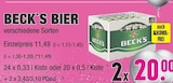 BECK'S bei E center im Prospekt "" für 20,00 €