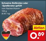 Schweine-Rollbraten oder -Spießbraten gefüllt Angebote bei Netto Marken-Discount Kaufbeuren für 0,89 €