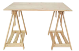Bureau sur tréteaux en promo chez Castorama Bureau sur tréteaux dans le catalogue Castorama