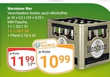 Bier Angebote von Warsteiner bei GLOBUS Duisburg für 10,99 €