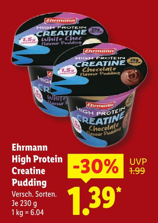 High Protein Creatine Pudding