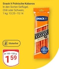 Aktuelle Mettwurst Angebote bei GLOBUS in Saarbrücken Aktuelles Polnische Kabanos Geflügel Angebot bei GLOBUS in Saarbrücken ab 1,59 €