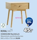 HOKKSUND Nachttisch von ROYALOAK im aktuellen JYSK Prospekt für 45,00 €