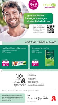 Aktueller mea - meine apotheke Prospekt "Unsere August-Angebote" Aktueller mea - meine apotheke Prospekt