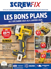 Catalogue Bricolage Screwfix en cours à Villers-sur-le-Roule et alentours, "LES BONS PLANS", 8 pages, 03/12/2025 - 06/01/2026