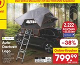 Auto-Dachzelt Lago im Angebot bei Netto Marken-Discount in München Auto-Dachzelt Lago Angebote von Juskys bei Netto Marken-Discount München für 799,99 €