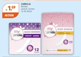 Binden von Camelia für 1,69 € bei Müller im Angebot Binden von Camelia im aktuellen Müller Prospekt