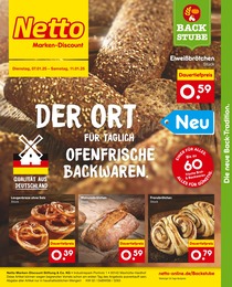 Aktueller Netto Marken-Discount Prospekt, "DER ORT MIT ÜBER 60 OFENFRISCHEN BACKWAREN.", mit Angeboten der Woche, gültig von 07.01.2025 bis 07.01.2025