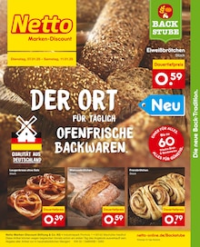 Netto Marken-Discount Prospekt DER ORT MIT ÜBER 60 OFENFRISCHEN BACKWAREN. mit  Seiten in Alfdorf und Umgebung