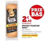 Prefou tranche - PASO dans le catalogue Super U