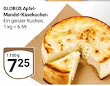 Apfel-Mandel-Käsekuchen Angebote von Globus bei GLOBUS Erlangen für 7,25 €