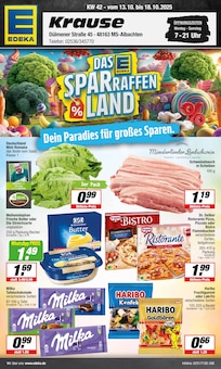 EDEKA Prospekt der Woche "Aktuelle Angebote" Seite 1, 13.10.2025 bis 18.10.2025 für Senden Aktueller EDEKA Prospekt "Aktuelle Angebote" Seite 1 von 16 Seiten für Senden