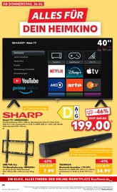 Fernseher im Kaufland Prospekt in Strausberg Aktueller Kaufland Prospekt mit Fernseher, "Aktuelle Angebote", Seite 44