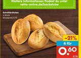Schnittbrötchen Angebote bei Netto Marken-Discount Albstadt für 0,60 €
