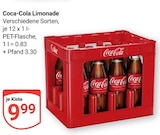 Aktuelles Coca-Cola Limonade Angebot bei GLOBUS in Neuwied ab 9,99 €