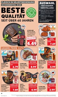 Grillfleisch im Kaufland Prospekt "KNÜLLER" mit 50 Seiten (Chemnitz)