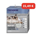 PREMIERE Litière agglomérante Carbon Control XL 10 l en promo chez Maxi Zoo PREMIERE Litière agglomérante Carbon Control XL 10 l dans le catalogue Maxi Zoo