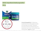 LINDA Premiumapotheke - VapoRub Erkältungssalbe Angebot im Prospekt VapoRub Erkältungssalbe bei LINDA Premiumapotheke im Prospekt "" für 11,19 €