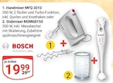 Handmixer MFQ 3010 Angebote von Bosch bei GLOBUS Worms für 19,99 €