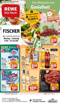 REWE Prospekt Dein Markt mit 34 Seiten