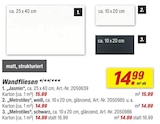 Aktuelles Wandfliesen „Jasmin“ Angebot bei toom Baumarkt in Bielefeld ab 14,99 €