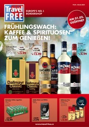 Aktueller Travel FREE Prospekt mit Rum, "FRÜHLINGSWACH: KAFFEE & SPIRITUOSEN ZUM GENIESSEN!", Seite 1
