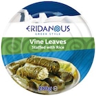Feuilles de vigne farcies au riz - ERIDANOUS - Lidl à La Rochelle Feuilles de vigne farcies au riz - ERIDANOUS en promo chez Lidl La Rochelle à 1,59 €