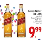 Red Label Angebote von Johnnie Walker bei EDEKA Dachau für 9,99 €