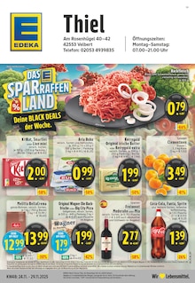 Aktueller EDEKA Prospekt "Aktuelle Angebote" Seite 1 von 24 Seiten für Wuppertal