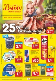 Netto Marken-Discount Prospekt für Crimmitschau mit 41 Seiten Netto Marken-Discount Prospekt für Crimmitschau: 25% auf Rindersteaks, 41 Seiten, 23.05.2022 - 28.05.2022