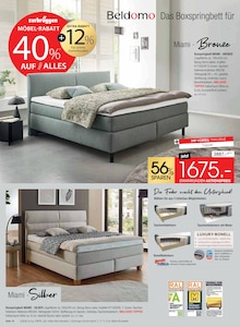 Boxspringbett im Zurbrüggen Prospekt "Polstermöbel Spezial" mit 20 Seiten (Essen)