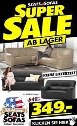 Aktueller Seats and Sofas Möbelhäuser Prospekt Seats and Sofas Prospekt mit 1 Seite