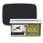 Peinture de rénovation sol et escalier acrylique satin gris anthracite 2 L - V33 en promo chez Brico Dépôt Perpignan à 54,90 €