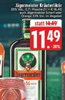 Kräuterlikör Angebote von Jägermeister bei E center Moers für 11,49 €