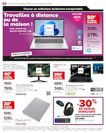 Offre Ecran Ordinateur dans le catalogue Carrefour du moment à la page 18