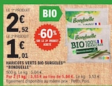 Haricots Verts Bio Surgelés - Bonduelle dans le catalogue E.Leclerc