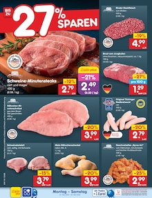 Rindfleisch im Netto Marken-Discount Prospekt "Aktuelle Angebote" mit 69 Seiten (Jena)