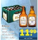 Aktuelle Bitburger Angebote bei Getränke Arena in Castrop-Rauxel Aktuelles Steinie Angebot bei Getränke Arena in Castrop-Rauxel ab 11,99 €
