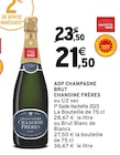 AOP Champagne Brut - Chanoine Frères - Intermarché à Montélimar AOP Champagne Brut - Chanoine Frères en promo chez Intermarché Montélimar à 21,50 €