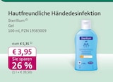 Hautfreundliche Händedesinfektion bei mea - meine apotheke im Prospekt "" für 3,95 €