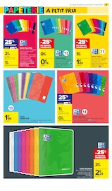 Promos Cahier Grands Carreaux dans le catalogue "LA RENTRÉE À PETIT PRIX" de Carrefour Market à la page 9