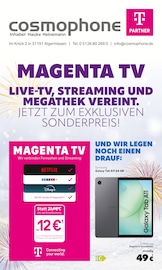 Samsung im cosmophone Prospekt in Hildesheim Aktueller cosmophone Prospekt mit Samsung, "MAGENTA TV", Seite 1