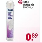 Wattepads von Isana für 0,89 € bei Rossmann im Angebot Wattepads von Isana im aktuellen Rossmann Prospekt
