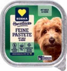 Feine Pastete Hundemenü von Edeka Herzstücke im aktuellen aktiv & irma Prospekt