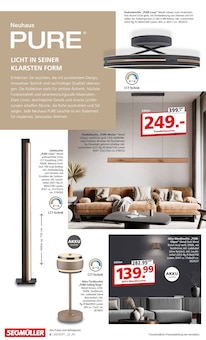 Clips im Segmüller Prospekt "LEUCHTEN SPEZIAL" mit 38 Seiten (Frankfurt (Main))